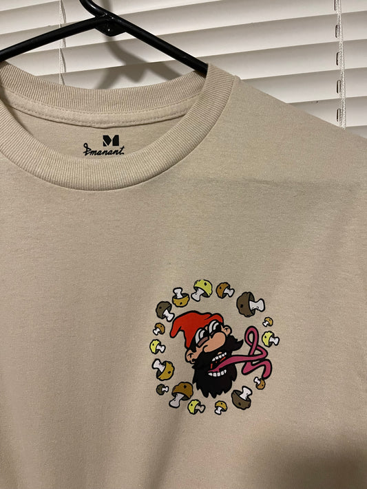 Gnomie and Shrooms - Bone - M