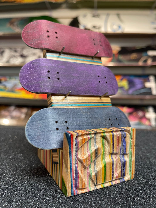 Custom Hand Engraved Fingerboard Display