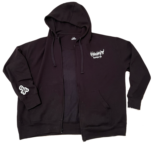 Glow in the Dark Zip Up Hoodie