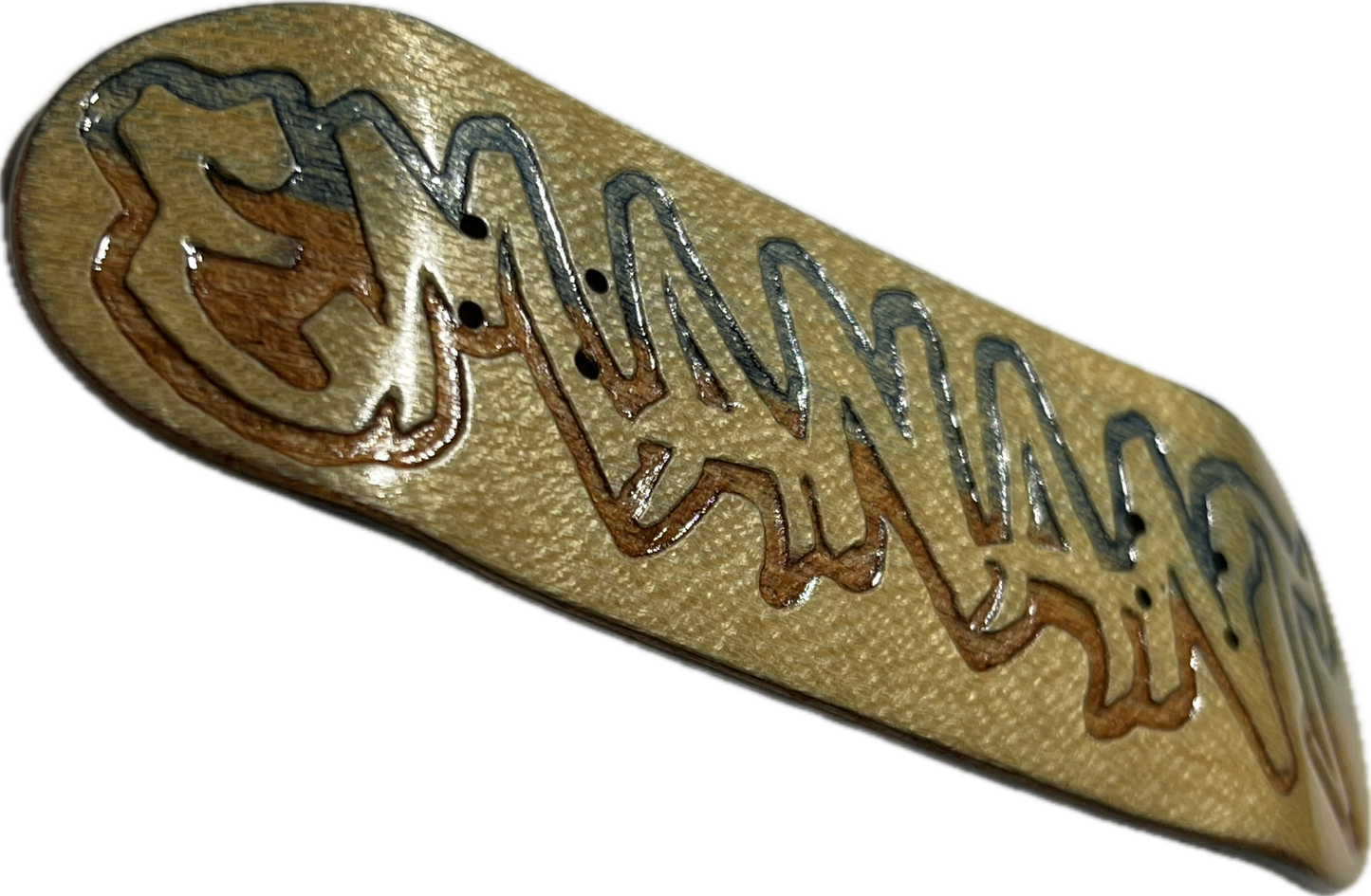 33mm Original - Hand Engraved - Two Tone Grafitti