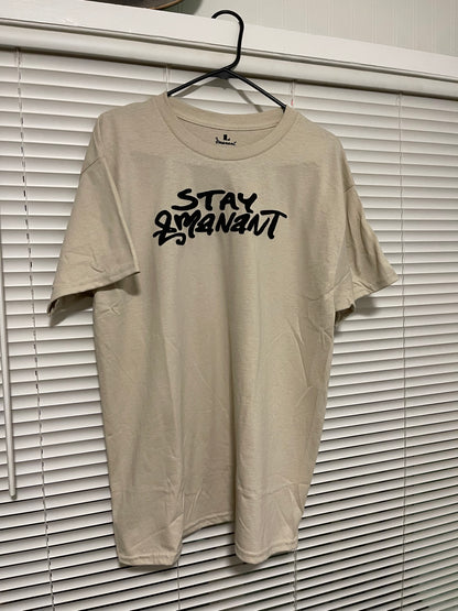 "Stay Emanant" - Bone - XL