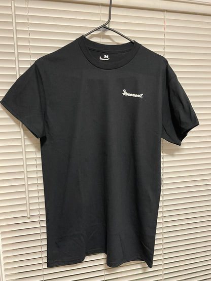 "Emanant" Classic Cursive Glow in the Dark - Black - M