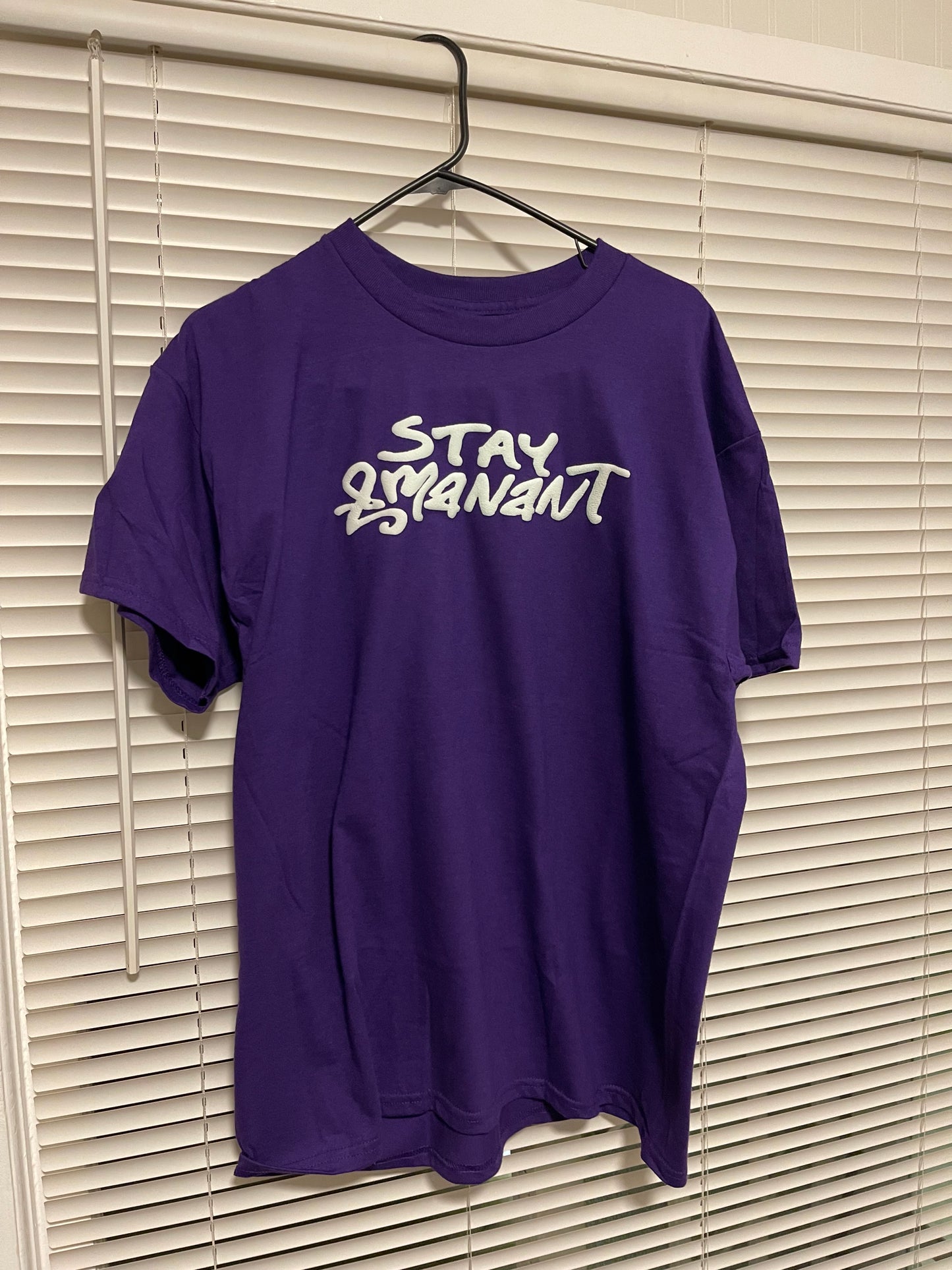 "Stay Emanant" Glow in the Dark - Purple - L