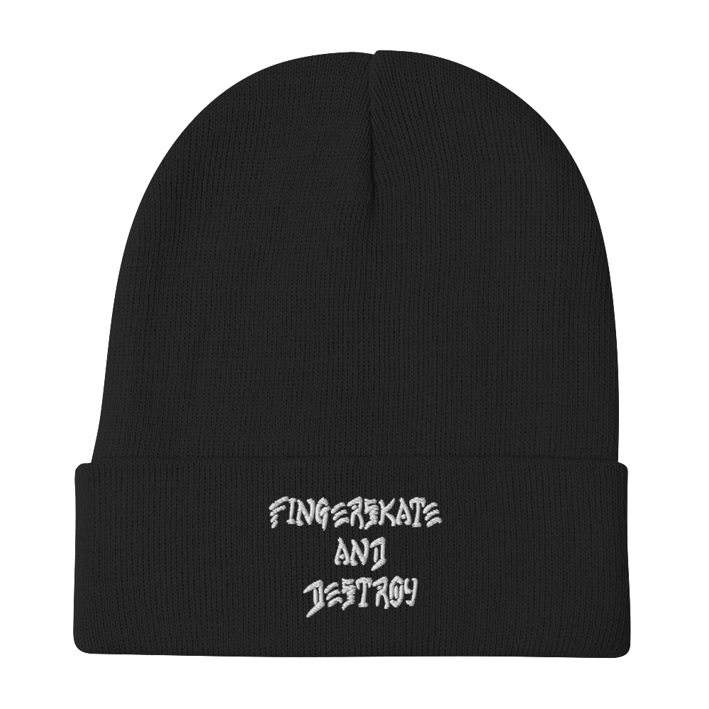 Fingerskate and Destroy Beanie