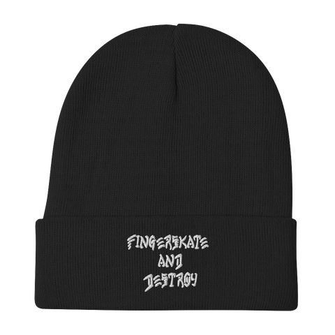 Fingerskate and Destroy Beanie