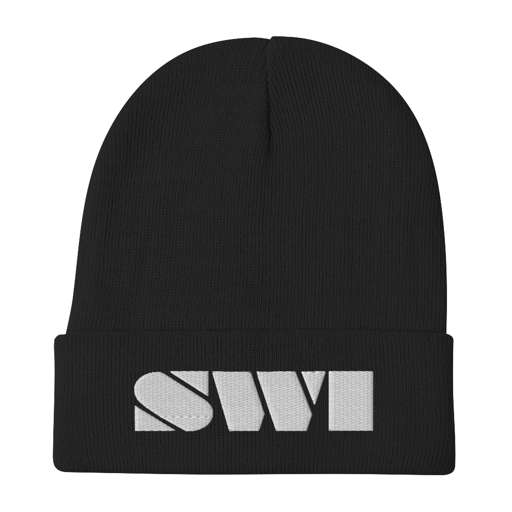 SWI Bar Embroidered Beanie