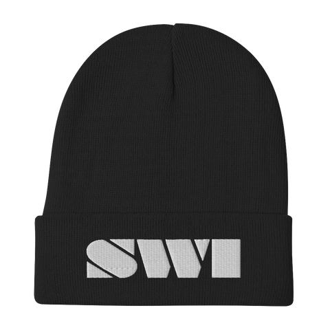 SWI Bar Embroidered Beanie