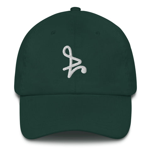 Dad Hat White Logo